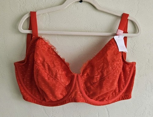 Reggiseno cacique rosso pizzo - rosso,
